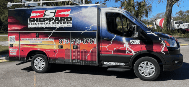 Servicios electricistas cerca de mi, near me Tampa, Florida. Sheppard Electric SERVICES 